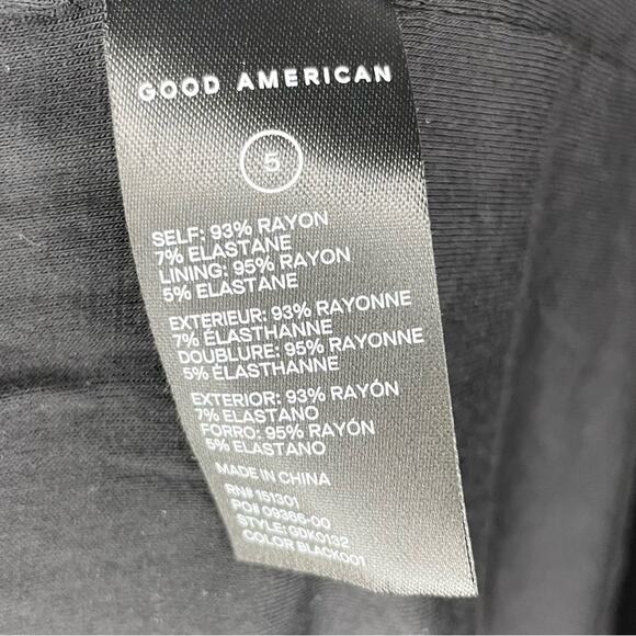 NWOT Good American Super Stretch Tank Maxi Dress Size 5(2XL) - Picture 9 of 11